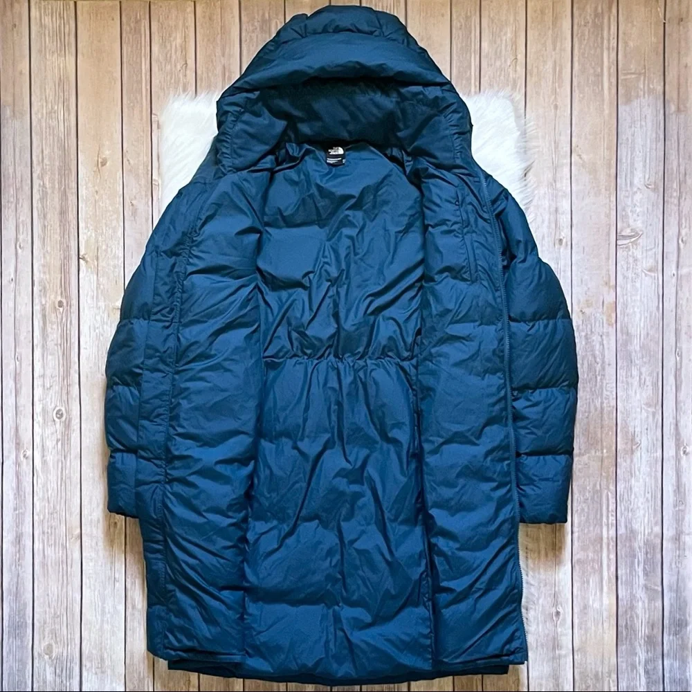 The North Face Women’s Metropolis Parka Coat In Monterey Blue - Picture 5 of 9